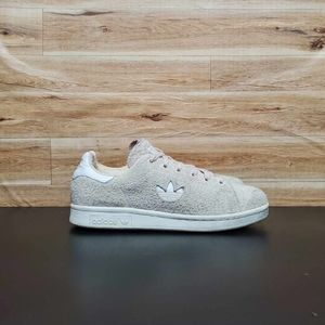Adidas Stan Smith Beige Linen Suede Shoes Men's Size 5